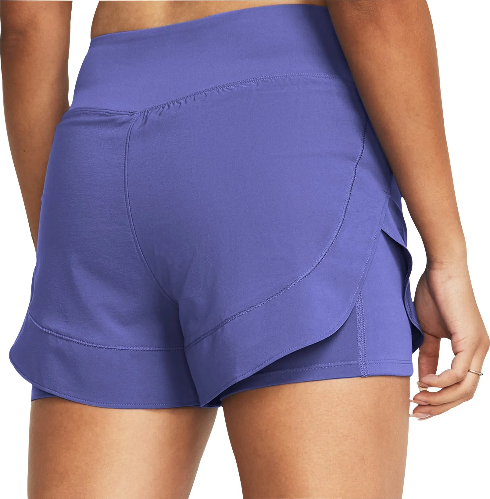 Under Armour Vanish 2 In 1 Womens Running Shorts - Purple