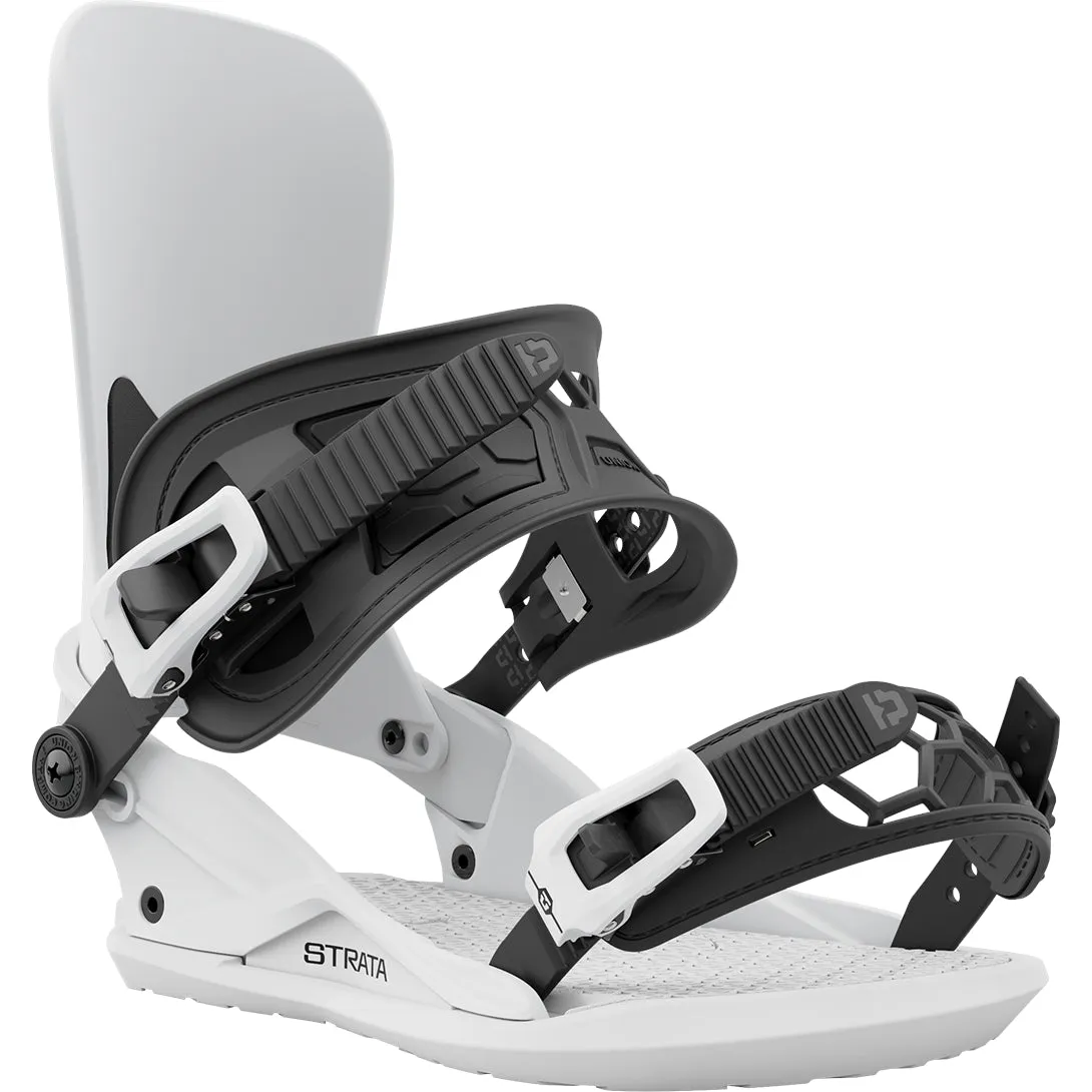 Union Strata Snowboard Bindings Mens White