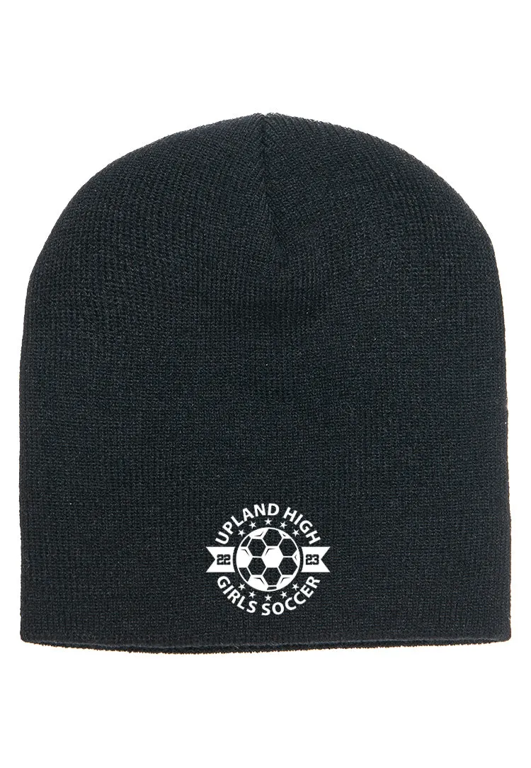 Upland High Girls Soccer - Embroidered Skullcap Beanie