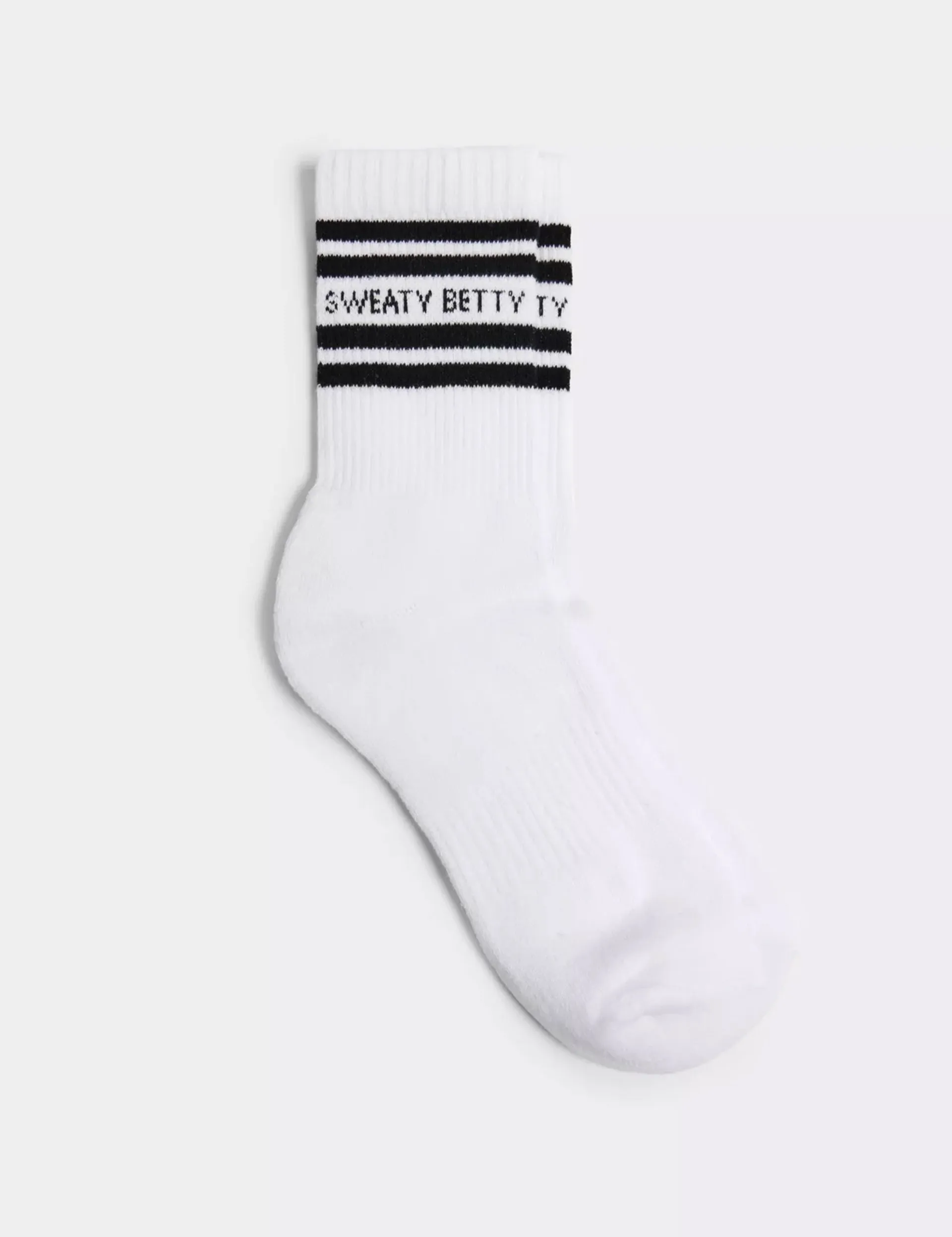 Varsity Slogan Socks - White Black