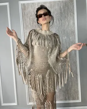 VERA FISHNET CLOAK