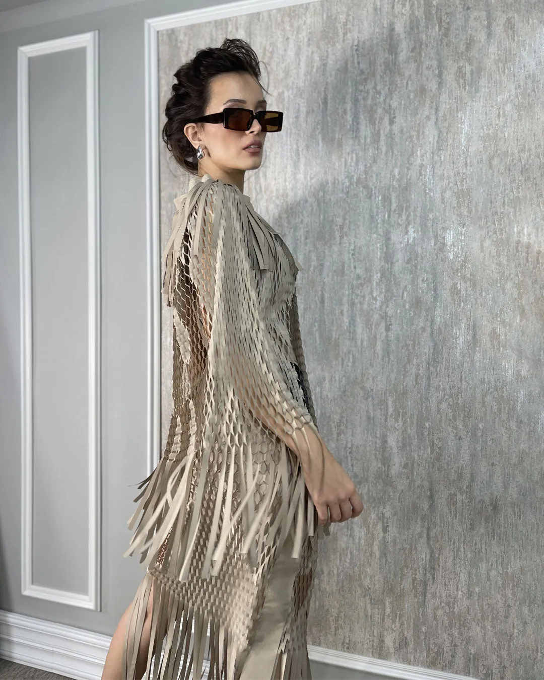 VERA FISHNET CLOAK