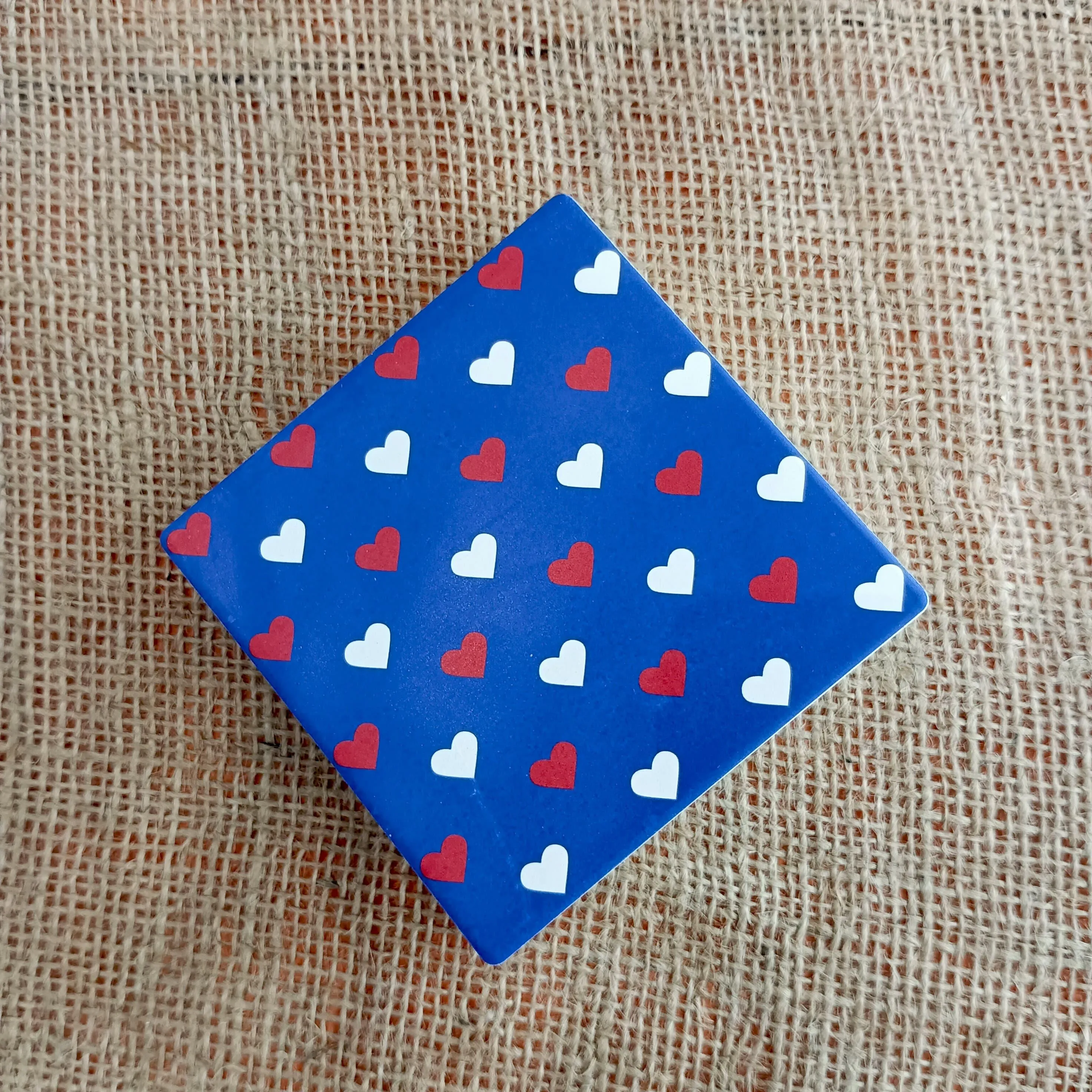 Vibrant Porcelain Coasters with Playful Patterns