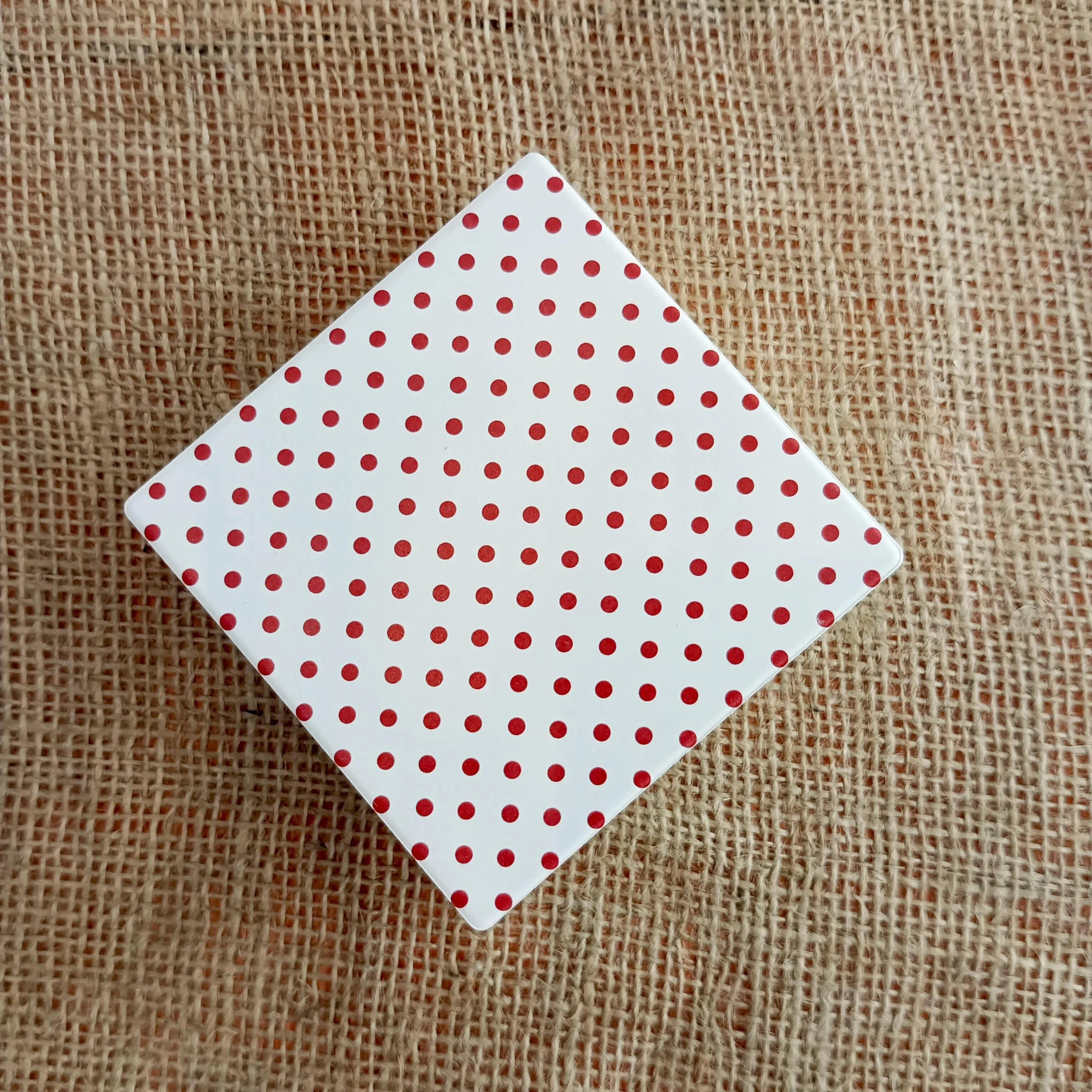 Vibrant Porcelain Coasters with Playful Patterns