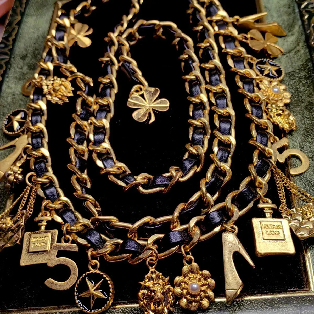 Vintage Waist Chain Woven