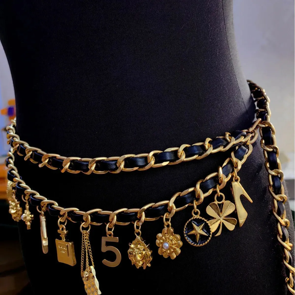 Vintage Waist Chain Woven