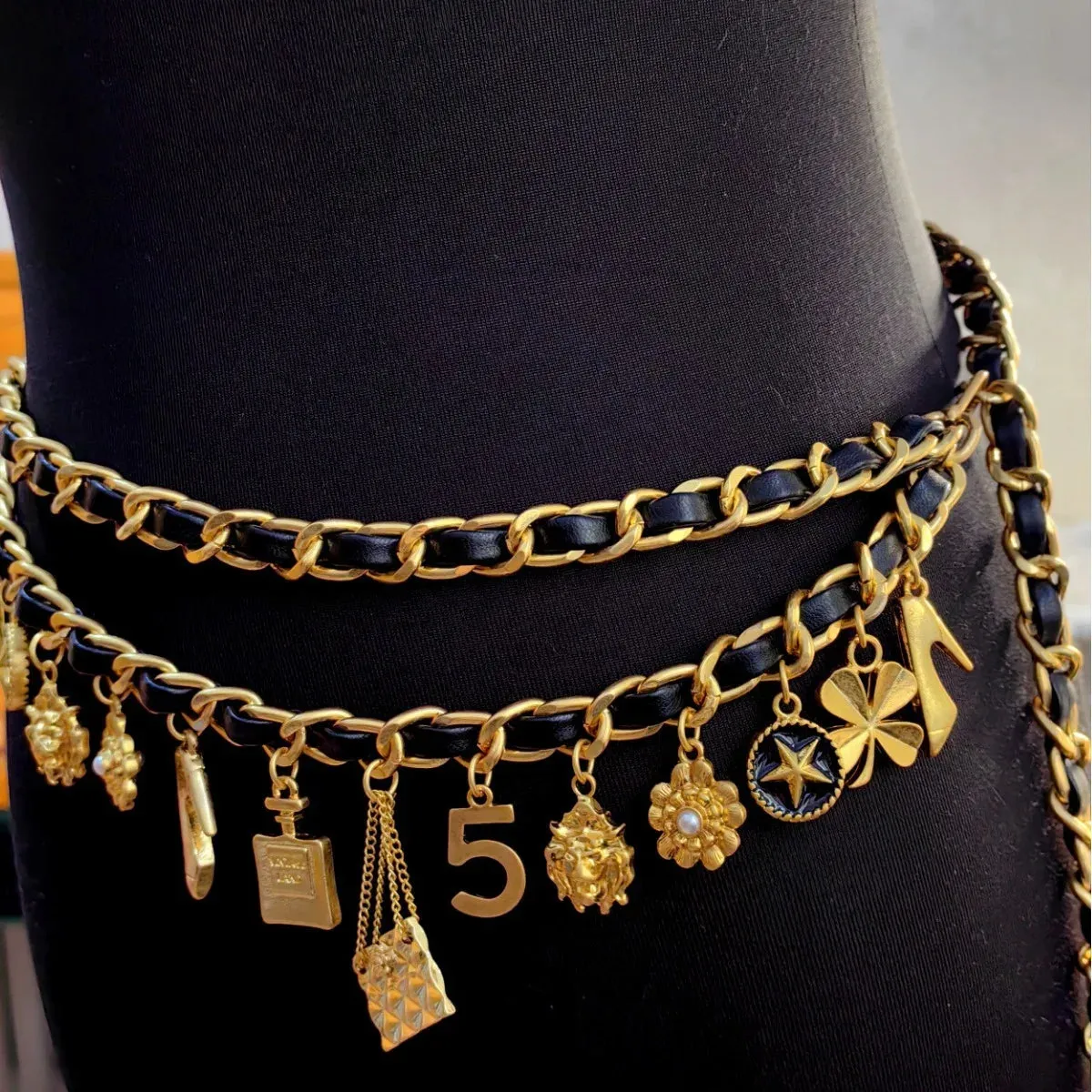 Vintage Waist Chain Woven