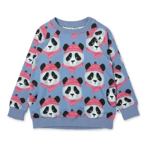 Warm Pandas Crew - Light Blue