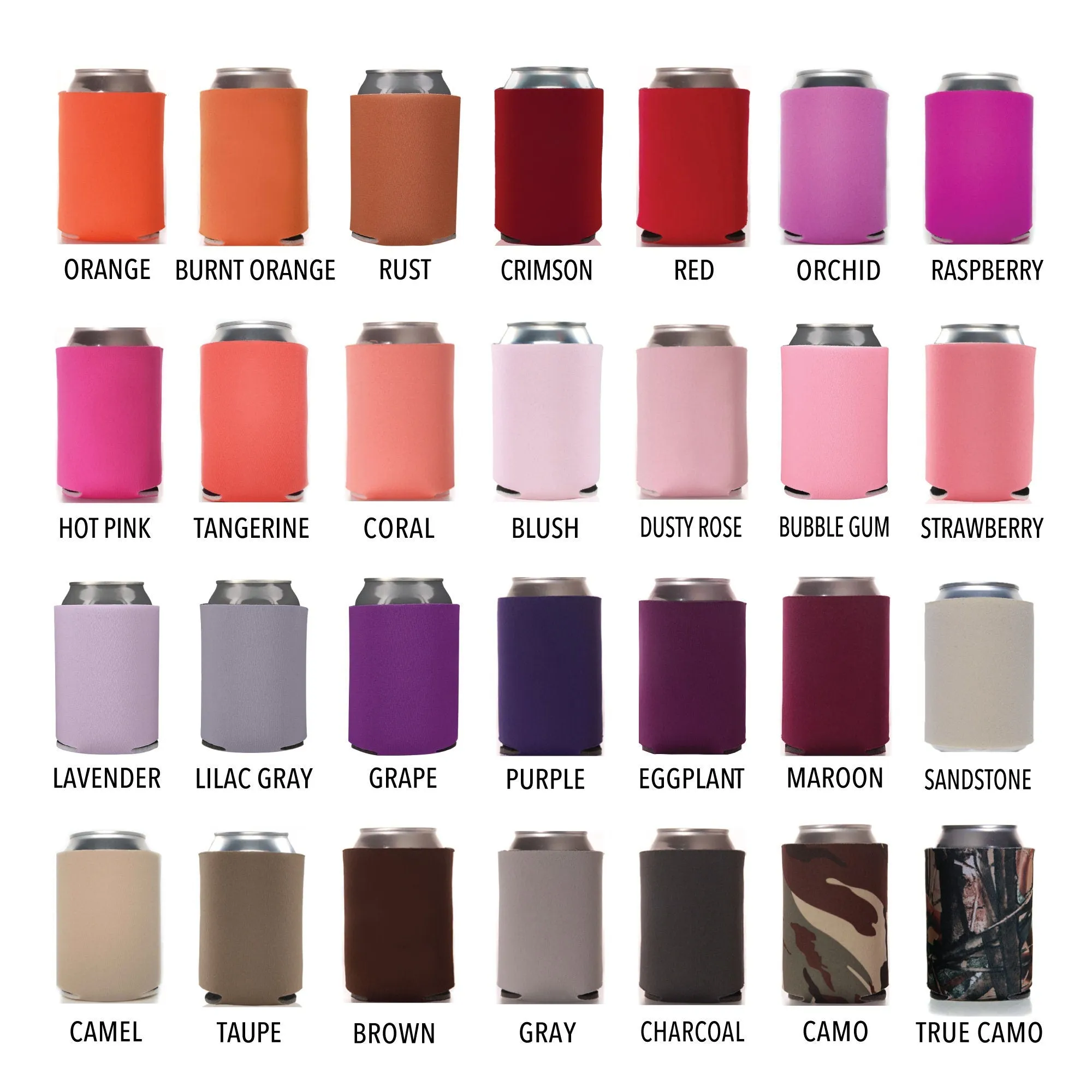Wedding Can Cooler #213R - Custom Pet Illustration