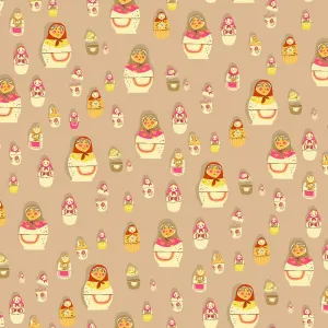 West Hill, Matryoshka Dolls in Warm Tan