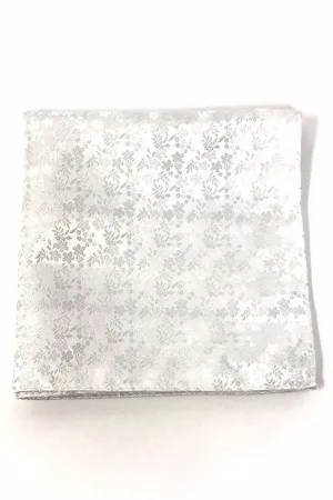White Enchantment Pocket Square