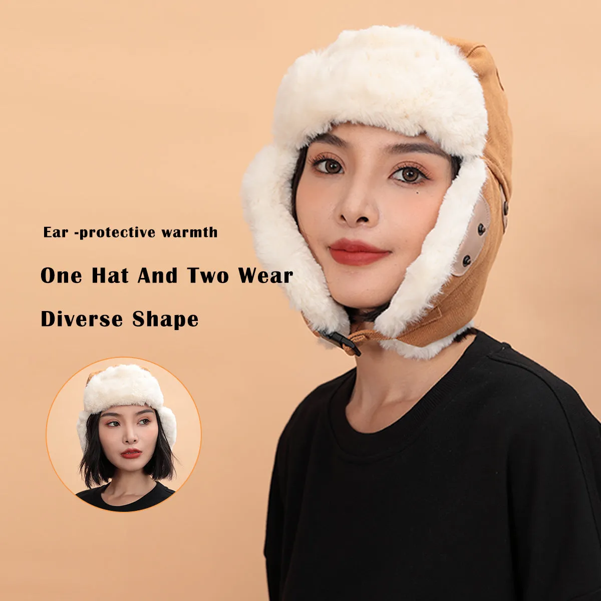 Winter Fleece Ear Flap Hat