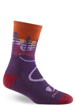 Women's Nightshade Northwoods Cushioned Wool Hiking Socks