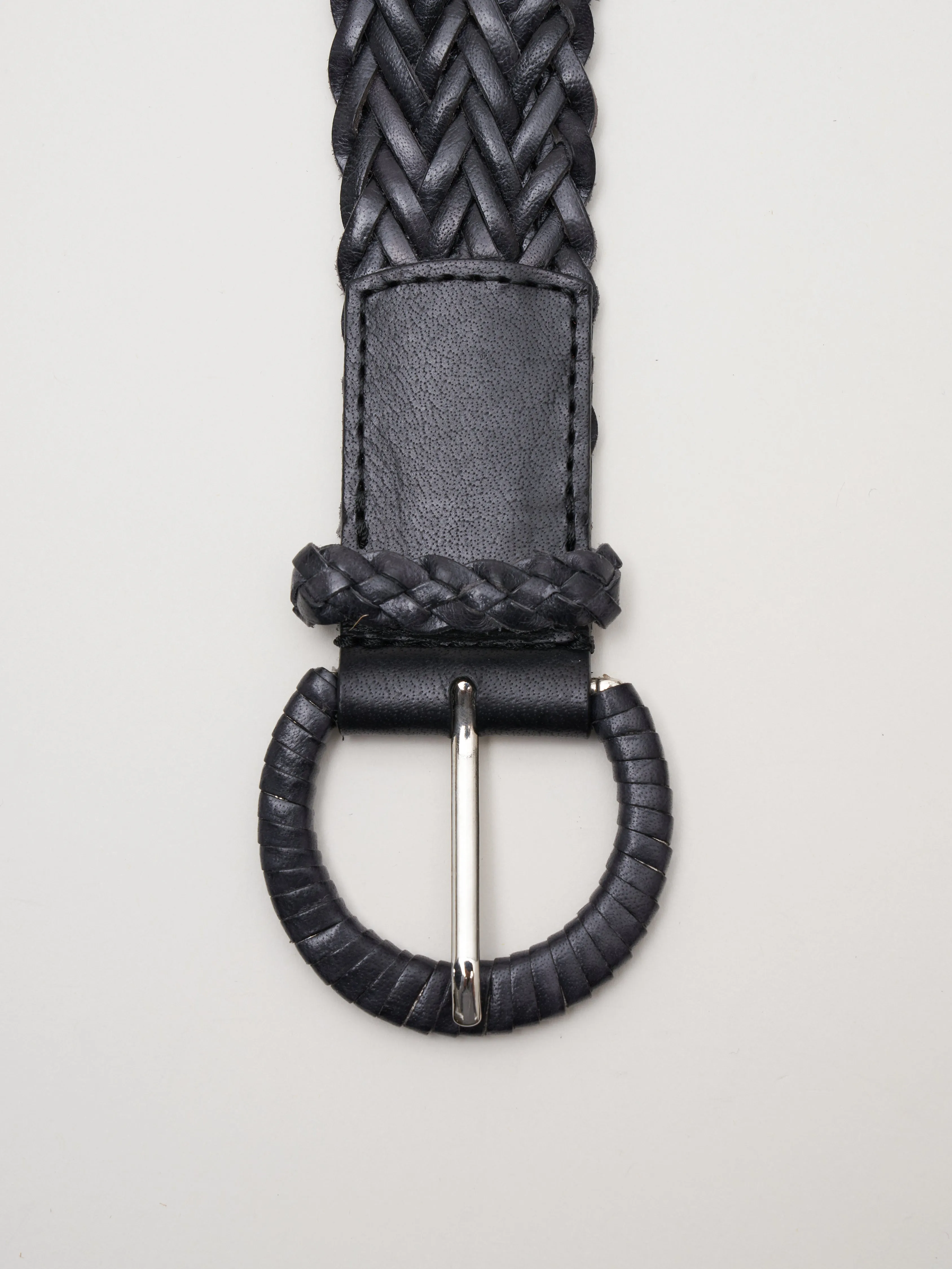 woven belt - black