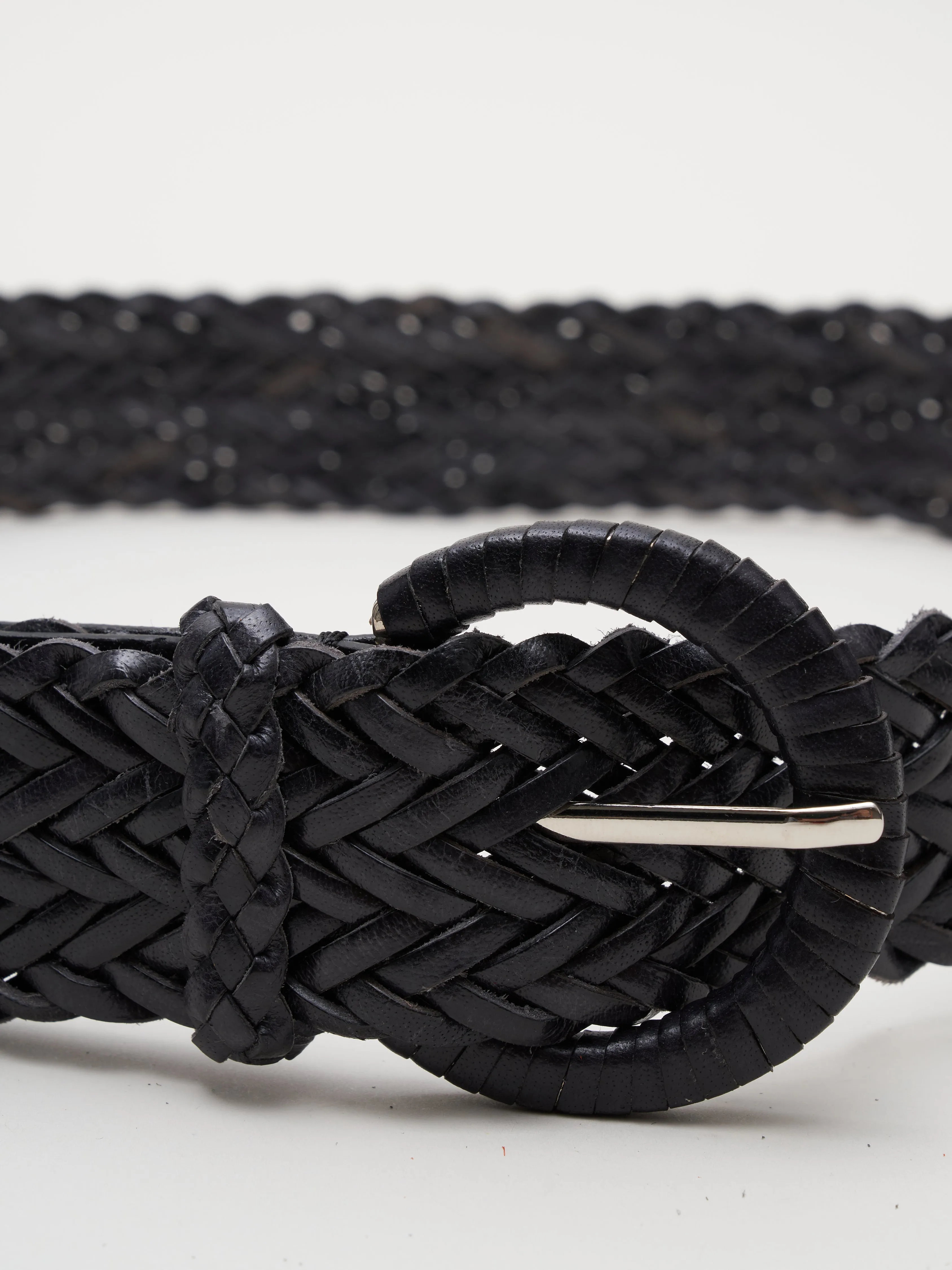 woven belt - black