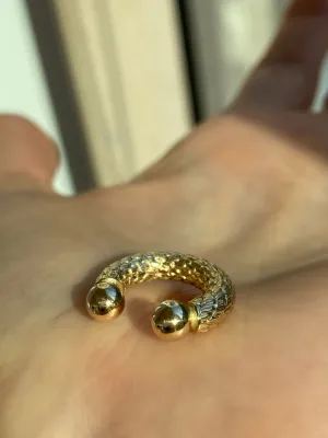 Woven Hollow Ear Cuff