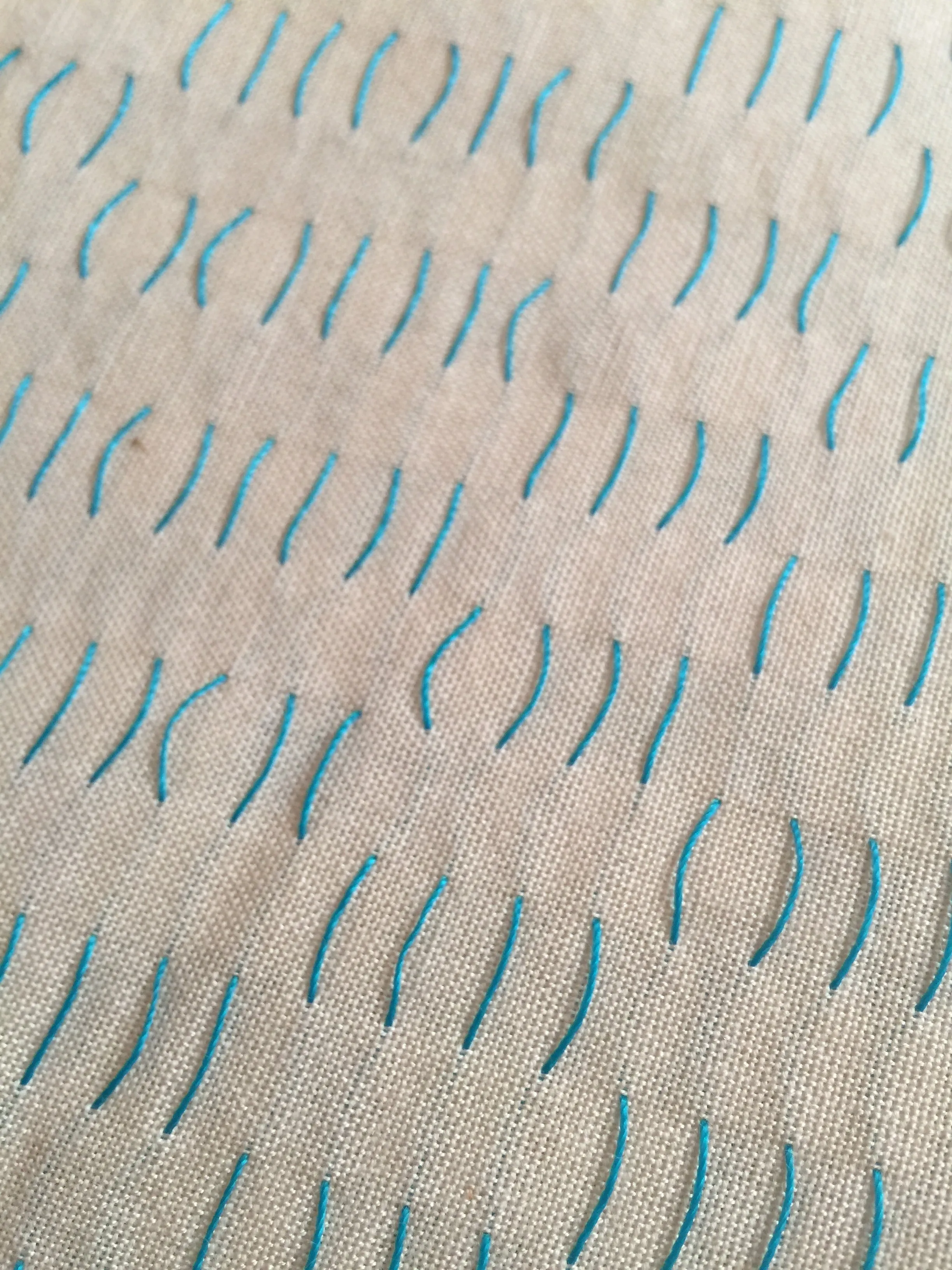 Woven-Shibori Scarf Blank - Small Blocks