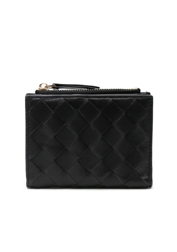 Woven Wallet Small - Black