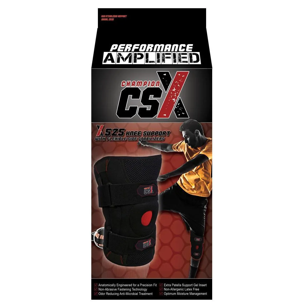 X525 Knee Support with Flexible Side Stabilizers