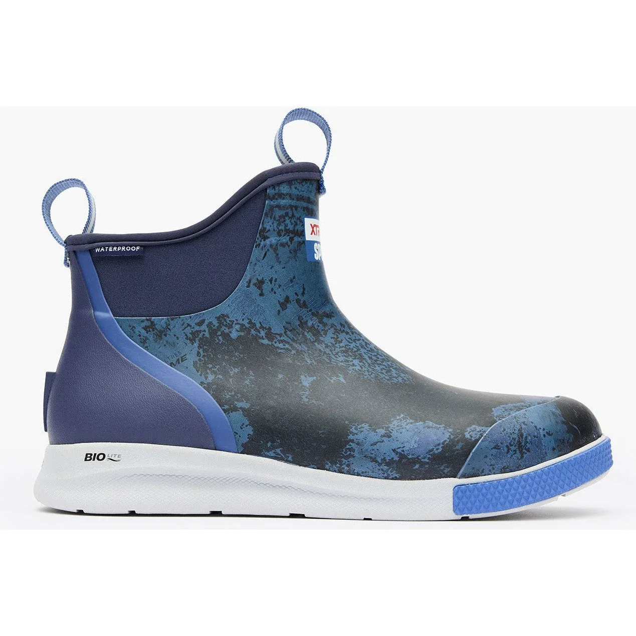 Xtratuf Men's Ankle 6" Soft Toe Waterproof Slip Resist Sport Deck Boot -Blue- XADSM202