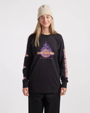 Y2K LS Tee Black
