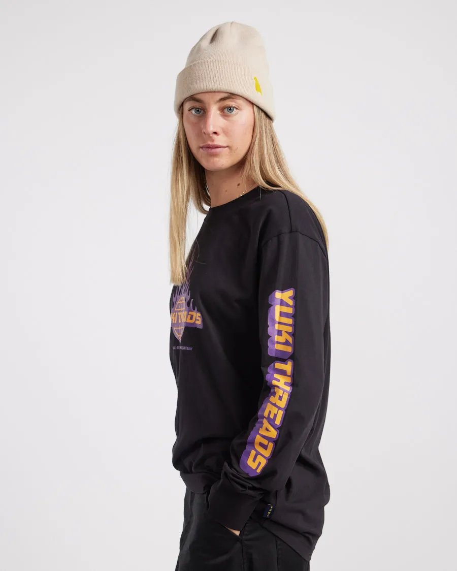 Y2K LS Tee Black