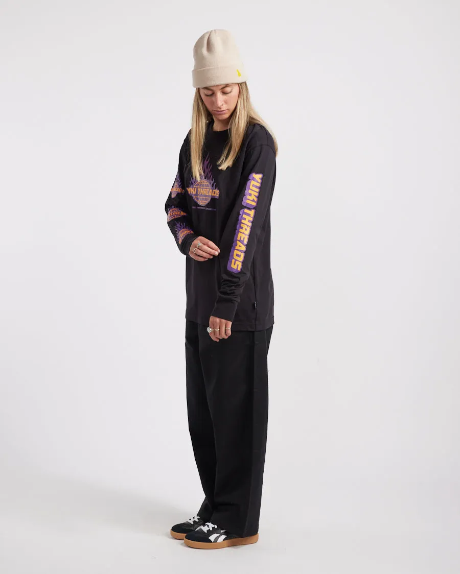 Y2K LS Tee Black
