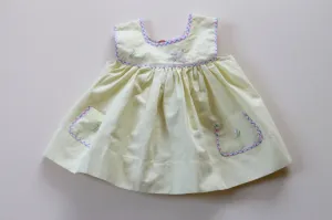 Yellow baby pinafore dress - 3m - 50% off