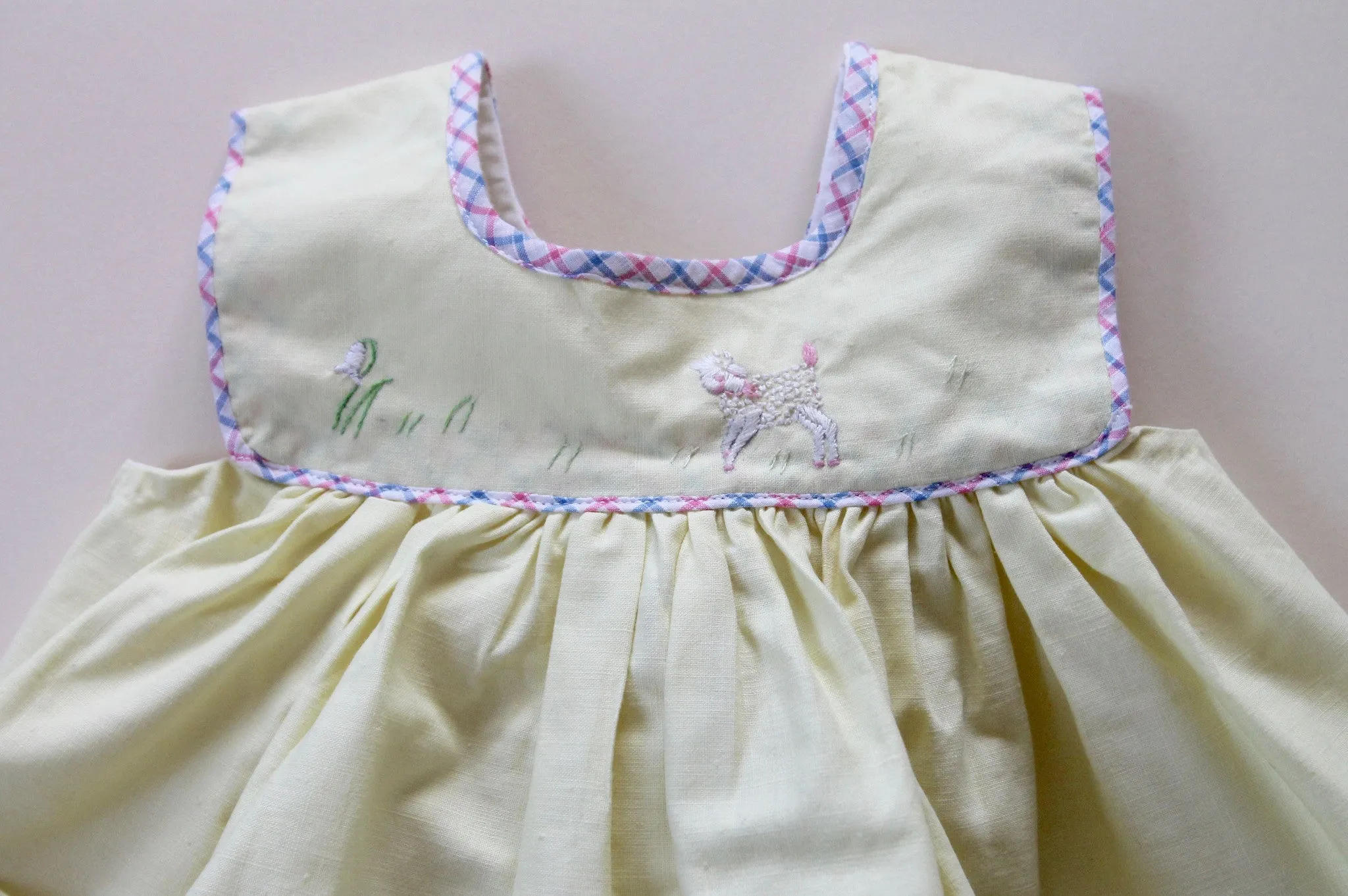 Yellow baby pinafore dress - 3m - 50% off