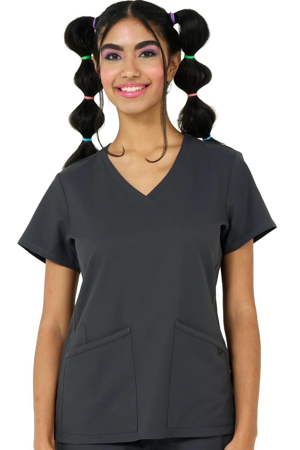 Zavate Scrub Top Studio Focus V Neck 1165