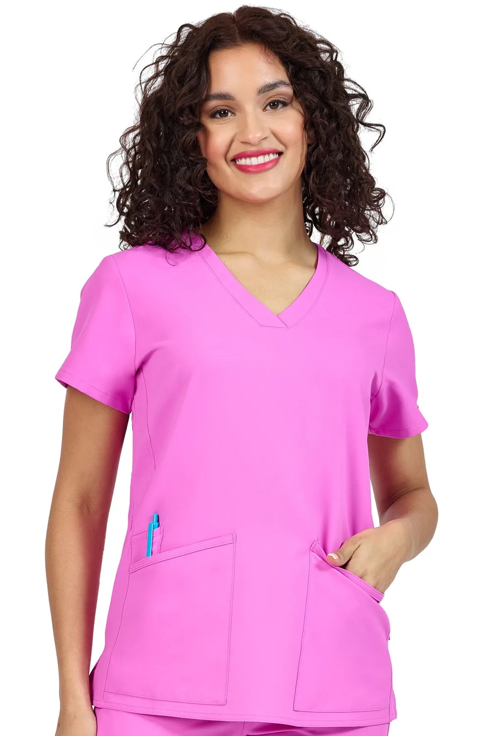 Zavate Scrub Top Studio Focus V Neck 1165