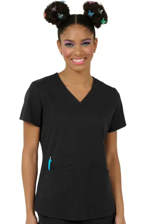 Zavate Scrub Top Studio Focus V Neck 1165