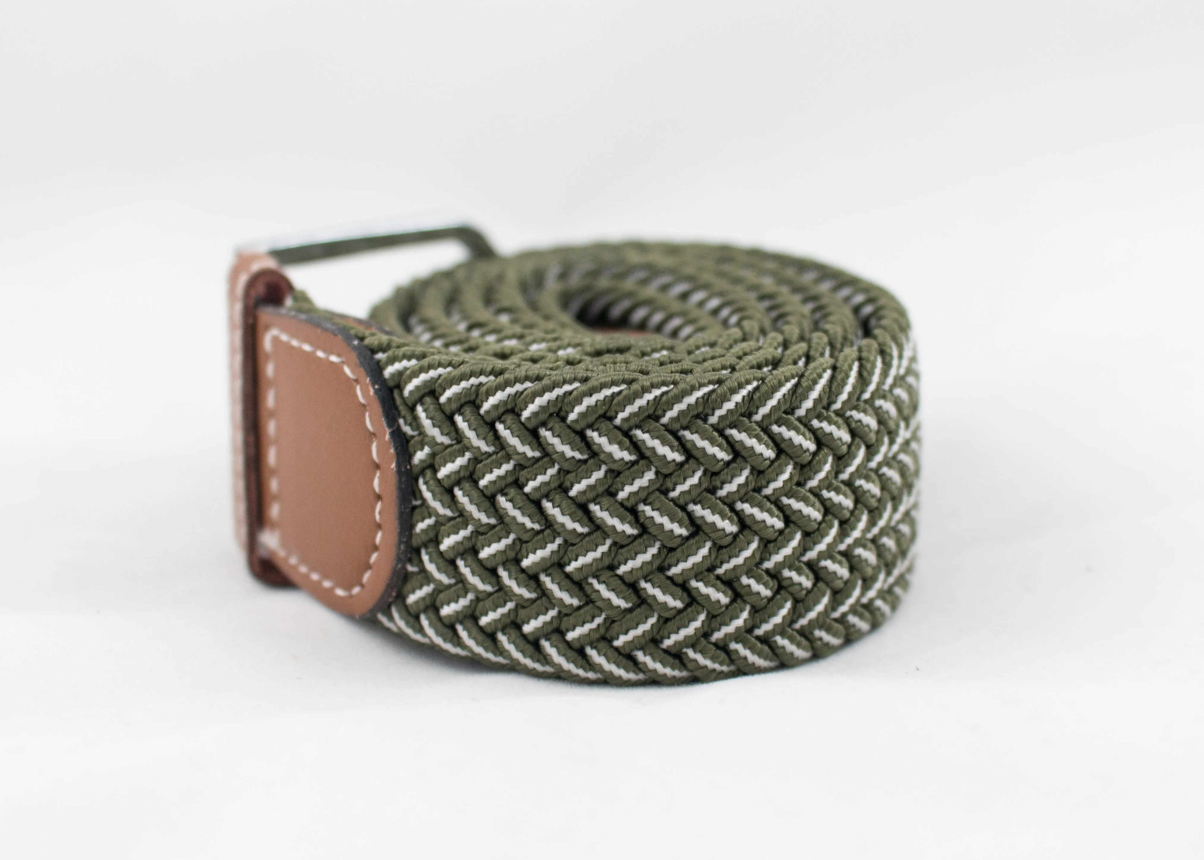 Zig-Zag Woven Belts